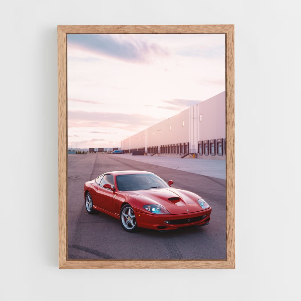 Poster Ferrari 550 Maranello (vue 4)